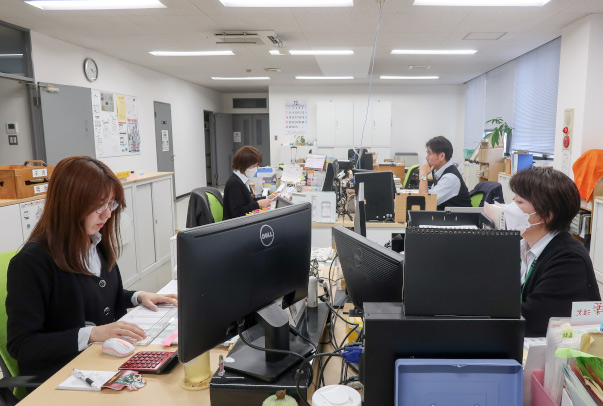 事務風景