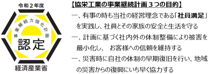 事業継続力強化計画